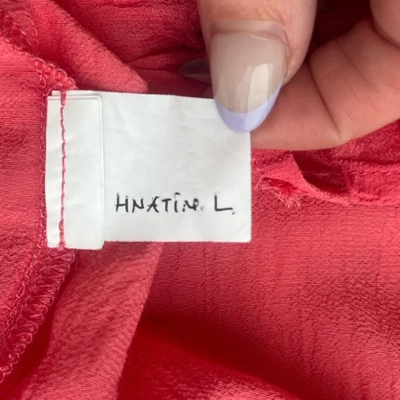 Zara Woman Pink Coral Sleeveless Ruffle Hem Blouse Top - Small - Picture 10 of 11